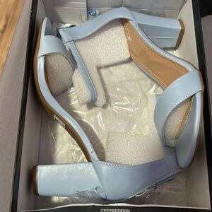 Baby blue heels